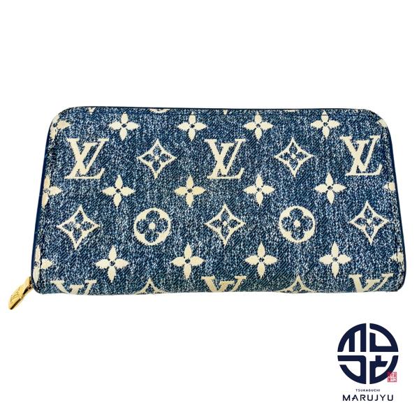 LOUIS VUITTON ルイヴィトン モノグラム・ジャガード・デニム ジッピー