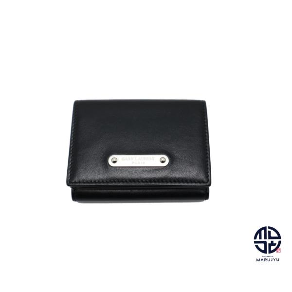 SAINT LAURENT サンローラン コンパクト 3つ折り財布 コンパクト