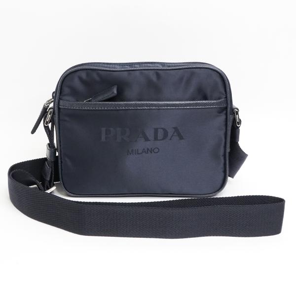 PRADA（プラダ） ロゴ ナイロン テスート サフィアーノ ショルダー