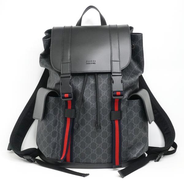 【極美品】GUCCI リュックサック レポム アップル&GGスプリーム PVC GUCCI（グッチ） GGスプリーム PVC バックパック 495563 : 質屋マルカ