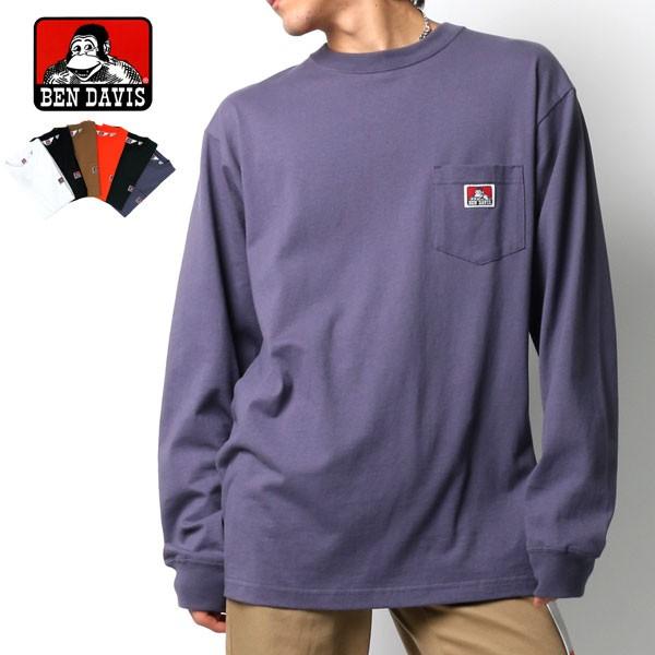 Tシャツ メンズ Ben Davis ベンデイビス 長袖 無地 ポケット 付き ロンティー ロンt ポケt マルカワ 通販 Yahoo ショッピング