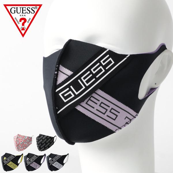 マスク 綿 メンズ ポリエステル レイヤード 洗えるマスク ファッションマスク 黒マスク 男女兼用 Guess ゲス マルカワ 通販 Yahoo ショッピング