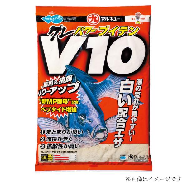 視認性の高い“白い”配合エサ。潮流や寄せたグレの姿が確認しやすく、また白い濁りがグレの視覚にアピールして活性を高めます。まとまり、遠投性に加え横方向への拡散性にも優れているため波止のグレ、離島の尾長とオールマイティに対応します。“MP酵母”...
