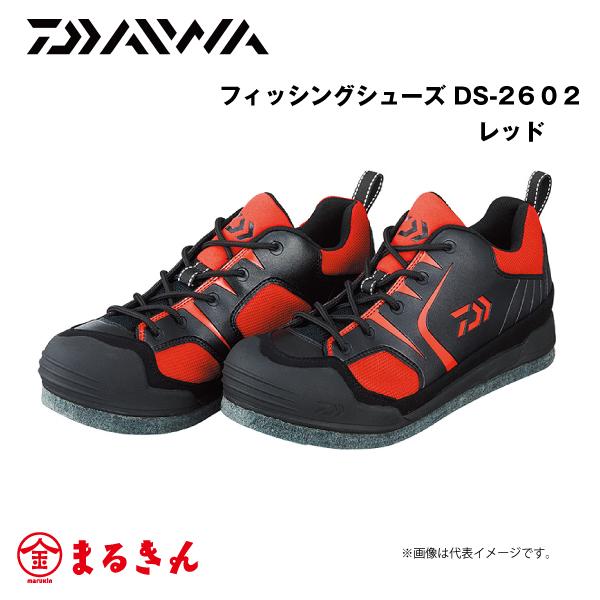 ダイワ フィッシングシューズ Ds 2602 レッド 磯靴 ローカットタイプ スパイクフェルトソール つり具のまるきん ヤフー店 通販 Yahoo ショッピング