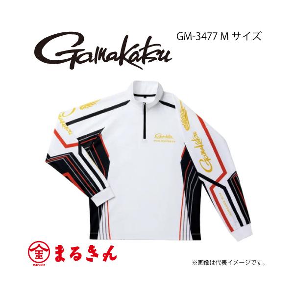 がまかつ 2WAYプリントジップシャツ 長袖 LLサイズ 各色 GM-3477