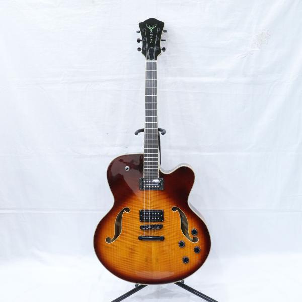 YAMATO ヤマト フルアコースティックギター サンバースト フルアコ エレキギター Guiter 楽器 中古 外観美品 送料無料！！