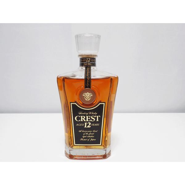 福島県内発送!! 未開栓 SUNTORY サントリー CREST クレスト 12年