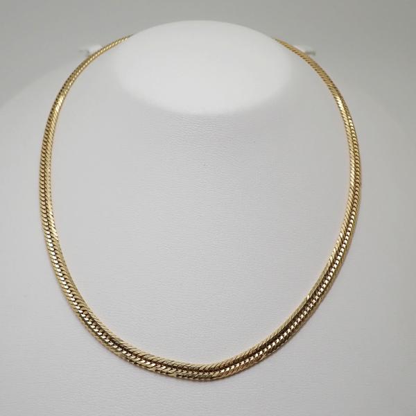 K18 YG ネックレス 喜平 キヘイ 12面カット トリプル チェーン 40cm