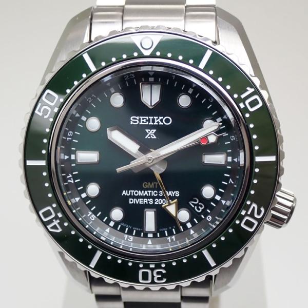 SEIKO セイコー プロスペックス メカニカル ダイバーズ スキューバ GMT SBEJ009 6R54-00D0 AT/自動巻 グリーン メンズ腕時計 送料無料！