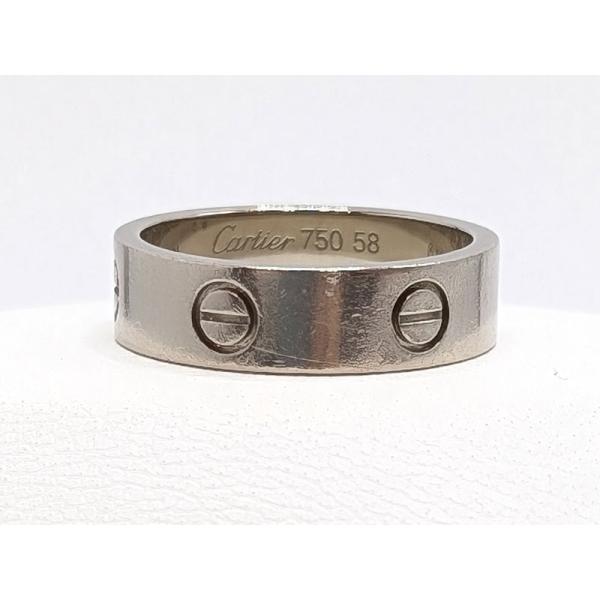 Cartier（カルティエ） リング 指輪 750 ＃58 日本サイズ 18号 K18WG