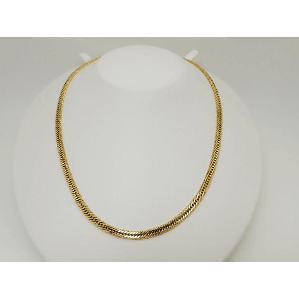 中古美品】K18 喜平 トリプル12面 金 ネックレス 45cm 30g（実重量28.0