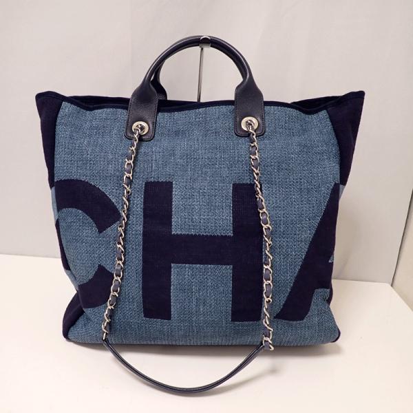 シャネル CHANEL ラージ トートバッグ 2WAY シルバー金具 【中古】 楽天市場】【中古】シャネル ドーヴィルトートバッグ 2WAY