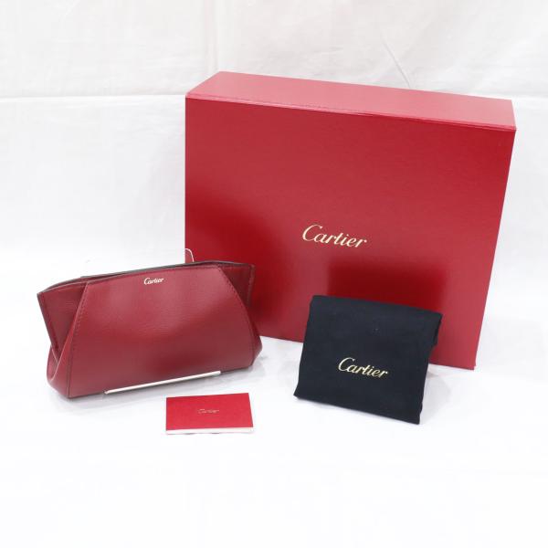 ☆新品同様☆Cartier☆カルティエ☆セカンドバッグ☆クラッチバッグ Cartier（カルティエ） 未使用 Cドゥ クラッチバッグ L3001479