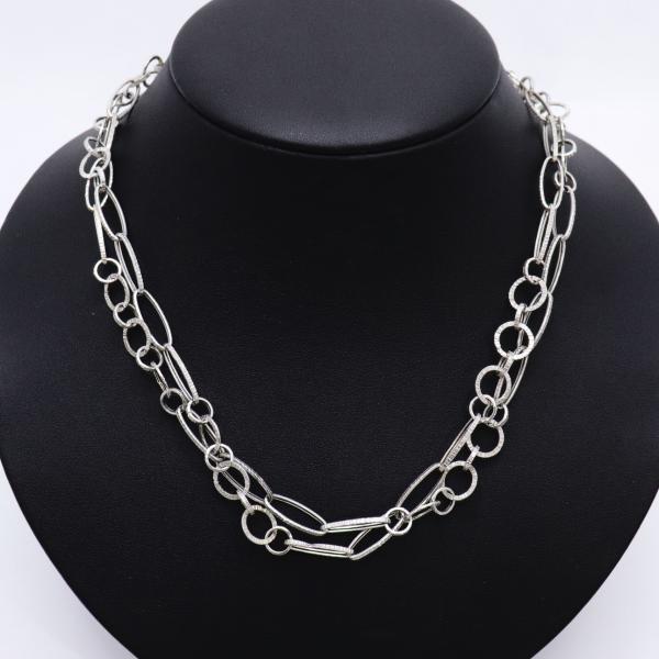 UNOAERRE（ウノアエレ） 750 K18 WG ロングチェーン ネックレス 重量約