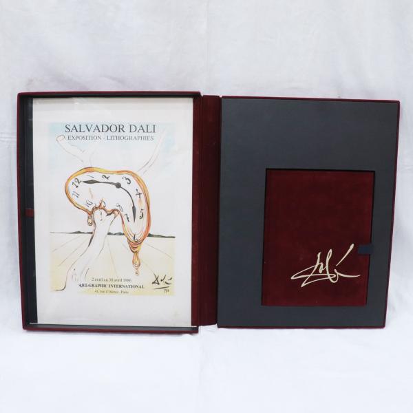 Salvador Dali サルバドール・ダリ 「La Montre Molle 1977」 柔らかい時計 リトグラフ付属品 ポスター/ブックレット 美品 送料無料！！