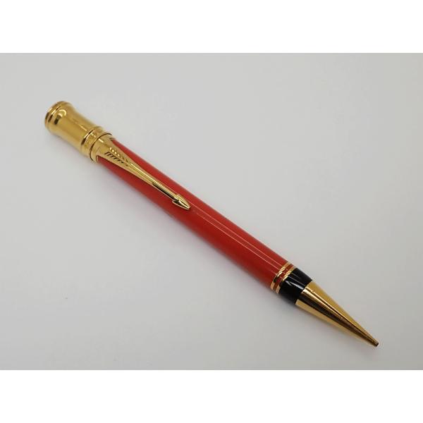 PARKER パーカー デュオフォールド シャープペンシル 0.7mm/ツイスト式 シャーペン 筆記確認済 中古 ※イニシャル入り　お買い得品