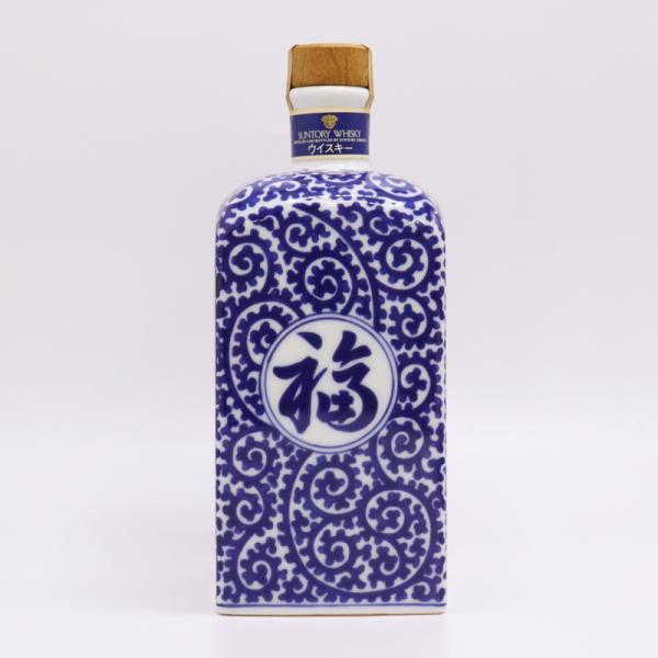 白州 サントリー 有田焼 染付宝尽福 600ml アルコール分43％ モルト 福島県内発送◇未開栓 SUNTORY サントリー ピュアモルト ウイスキー