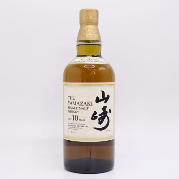 福島県内発◇未開栓 SUNTORY シングルモルト ウイスキー 山崎 10