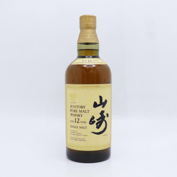 福島県内発送 未開栓 SUNTORY WHISKY サントリー ウイスキー 山崎 12年 ピュアモルト ジャパニーズ 750ml 43% 響マーク 送料無料！！