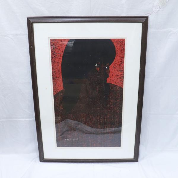 斎藤清 Kiyoshi Saito 版画 「SUMMER」 夏 41/50 福島県 希少 絵画 木版画 美術 文化功労者 額装付 送料無料！！
