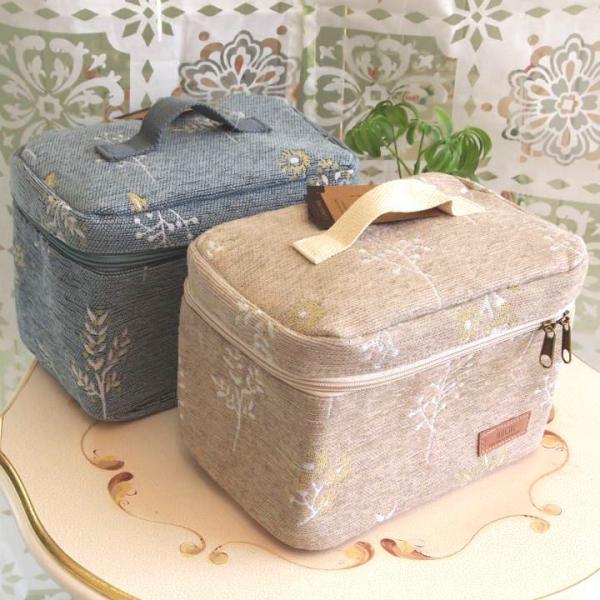 軽くて上品な化粧ポーチ【アルシュ バニティケースＳ】ブランチ　※定形外可450円