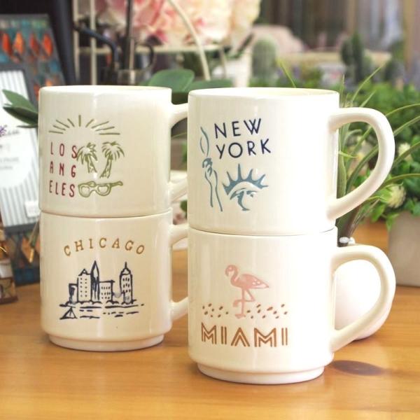 レターパックで送料無料！せまい場所に重ねて置けるスタッキング可能なコーヒーカップ【トラベラーズ マグカップ２個セット】