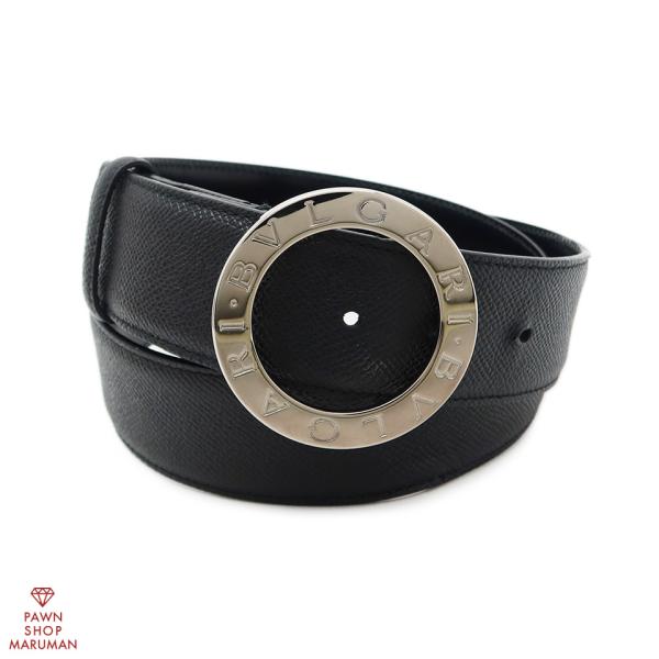 BVLGARI（ブルガリ） ブルガリブルガリ ベルト 38195 レザー ブラック