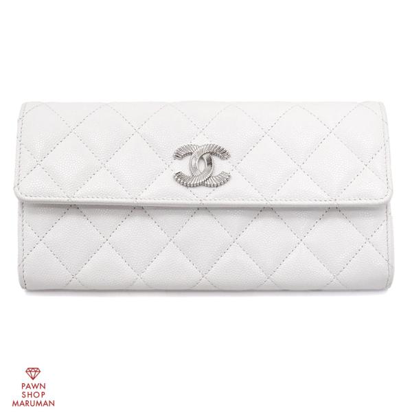 CHANEL（シャネル） マトラッセ ロングフラップウォレット AP4327