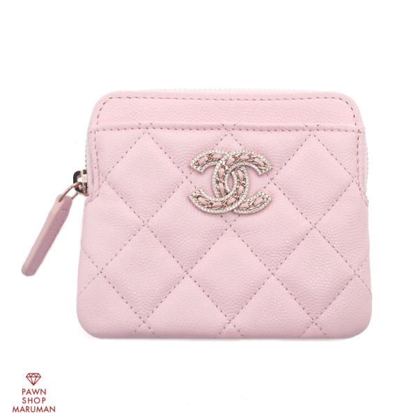 CHANEL（シャネル） マトラッセ ココマーク ジップコインパース AP2741