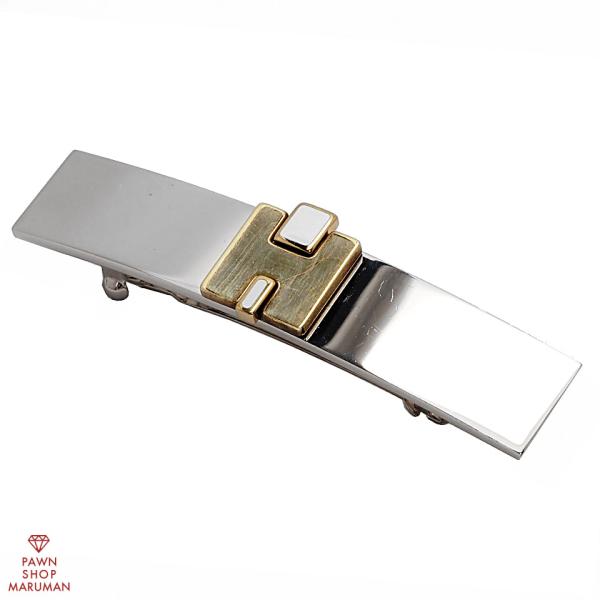 HERMES（エルメス） バレッタ アイリーン メタル×GP ゴールド×シルバー