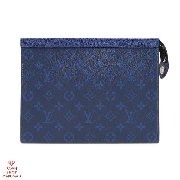 ＊使用僅か　ルイヴィトン　タイガラマ　ポシェットディスカバリーPM　コバルト 青 8004001593952_1.jpg