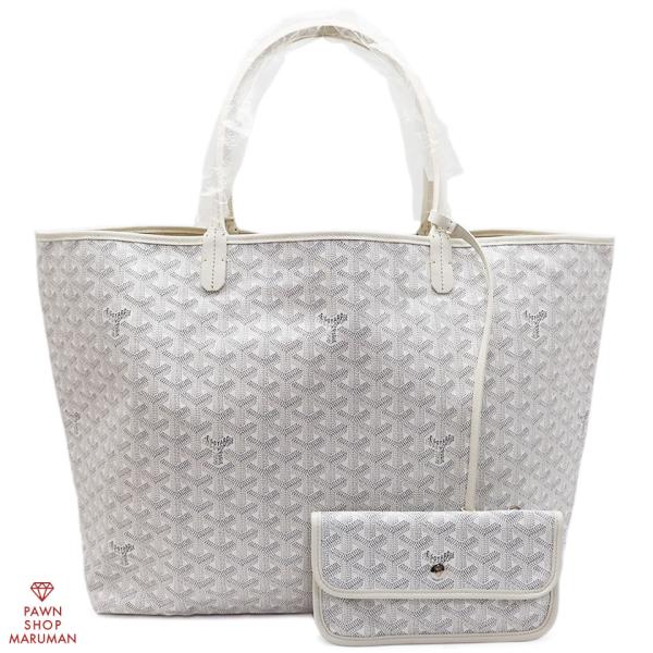 GOYARD（ゴヤール） サンルイGM MAE020244 PVC×レザー ホワイト