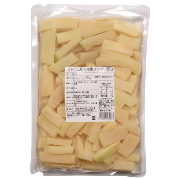 日本に輸入されるメンマ原料のほとんどが中国産の中、丸松物産は新産地・ベトナムの開拓に成功しました！見た目にインパクトのある極太メンマです。水煮メンマなので、お好きな味付けにしてご賞味ください。＊内容量：850g ＊原材料名：メンマ（ベトナム...