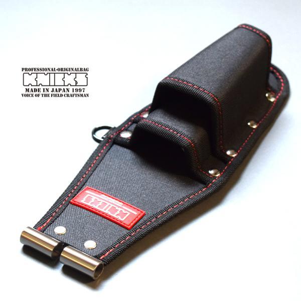 Knicks（ニックス）SUS補強入りペンチ、ニッパー2Pホルダー KCS-201PLNDX SUS補強入型押ペンチ・ニッパー2Pホルダー