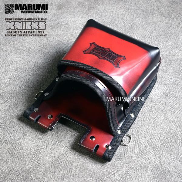 KNICKS（ニックス） 腰道具 鳶職向仕様ツーウェイタイプガラス革2段腰