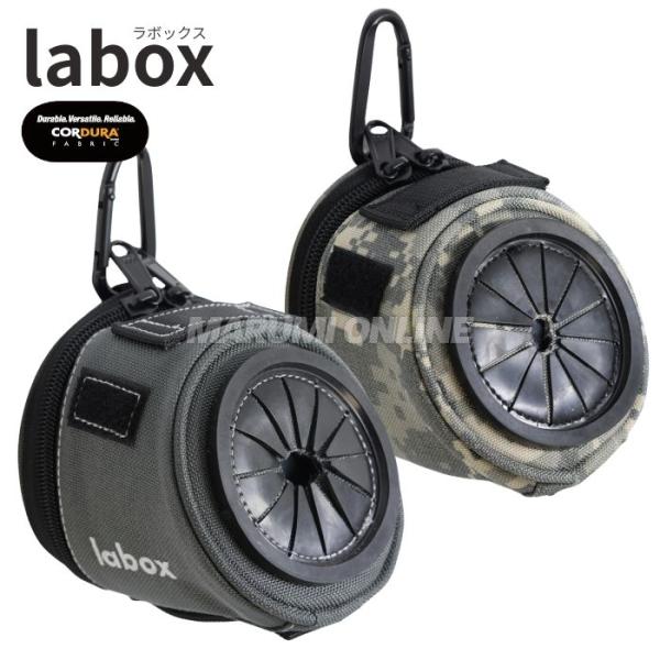 ラボックス トミデン tomiden LABOX ライトグレー ACUカモ コーデュラ CORDURA 小物 ポーチ 収納 便利 取り出し 電気工事 空調工事 スリーブやCEを収納