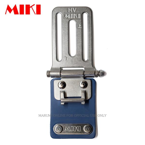 MIKI 特注品「青革」品番：SPH-HV-BUMIKI／SPHホルダーと連結するベルトキャッチャー(ベルトループ)です。下部に本革を配置し、ホルダーが直接ズボンに当たることを防止しています。【装着可能なホルダー】MIKI／SPHシリーズ【...