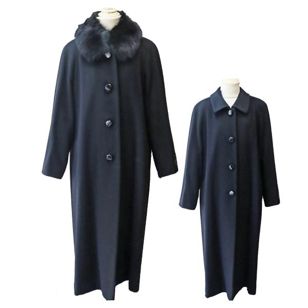 カシミヤロングコート ピュアカシミヤ フォックスファー付き 9号 Mサイズ 秋冬 ブラック 黒 アデンダ レナウン レディースファッション 冠婚葬祭 Out139 Addenda Marumi 通販 Yahoo ショッピング