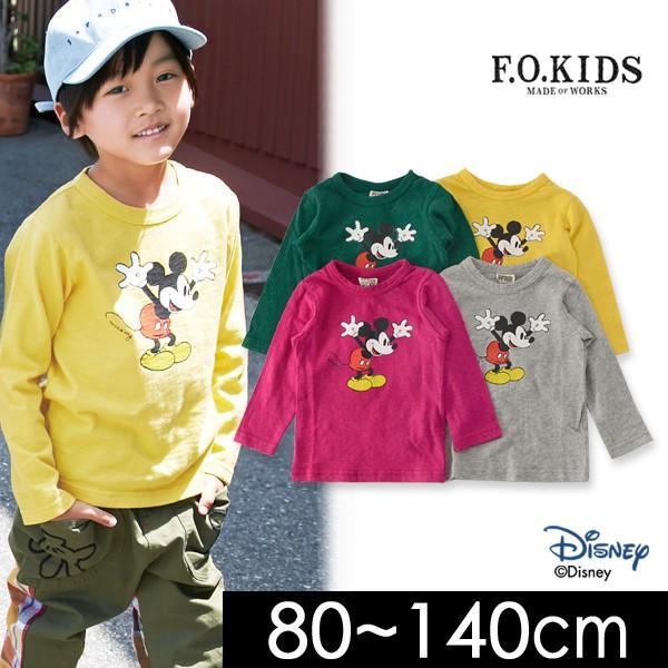 エフオーキッズ Dyミッキー長袖tシャツ R 14m キッズ ベビー トップス ディズニー 長袖 ロンｔ プリント 子供服 F O Kids Marumiya World 通販 Yahoo ショッピング