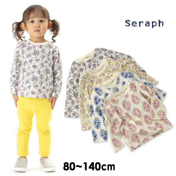 メール便可 セラフ S1060 14m 花柄長袖tシャツ キッズ ベビー トップス Tシャツ カットソー 長袖 ロンt 小花柄 女の子 子供服 Seraph Marumiya World 通販 Yahoo ショッピング