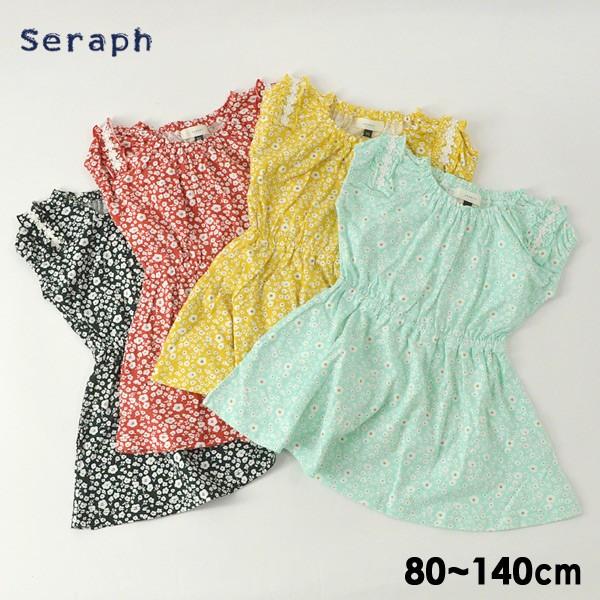 メール便可 セラフ S2171 M14m 花柄ウエスト切替ワンピース キッズ ベビー トップス ノースリーブワンピース カットワンピ 女の子 子供服 Seraph Marumiya World 通販 Yahoo ショッピング