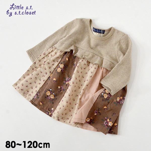 メール便可 リトルエスティークローゼット 7068 04 M11m12 パッチワークワンピース キッズ ベビー Little S T By S T Closet Marumiya World 通販 Yahoo ショッピング