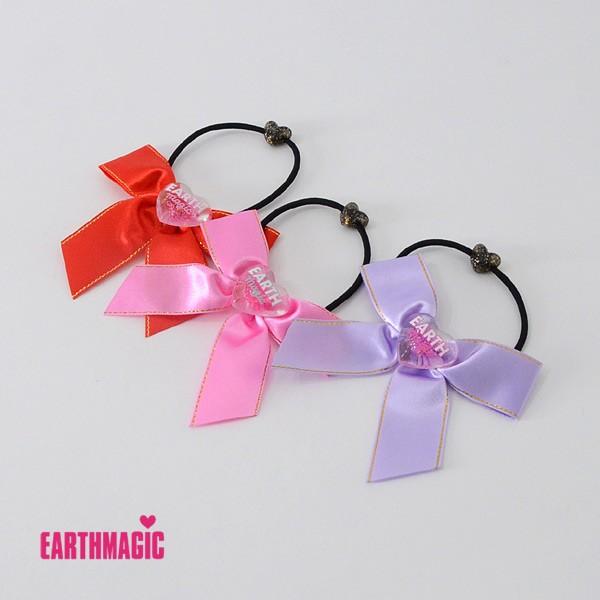 メール便可 アースマジック Fm モチーフ付きサテンリボンヘアゴム キッズ ベビー ジュニア アクセサリー ヘアーゴム Earth Magic Marumiya World 通販 Yahoo ショッピング