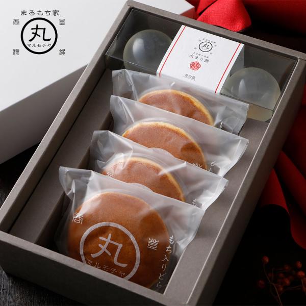 【 ギフト セットB 水まる餅 3個 どら焼き 4個】 和菓子 お菓子 詰め合わせ 暑中見舞い 残暑見舞い お祝い わらび餅 もち どら焼き お取り寄せ 送料無料