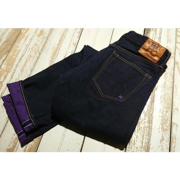 毘沙天ジーンズ 毘沙門天 天然藍ジーンズ ロイヤルパープルデニム / BI
