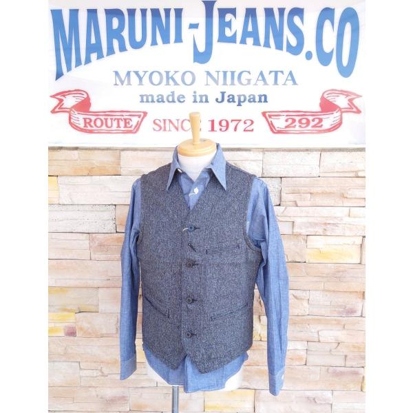 SUGAR CANE CANE シュガーケーン / 9oz. BLACK COVERT WORK VEST