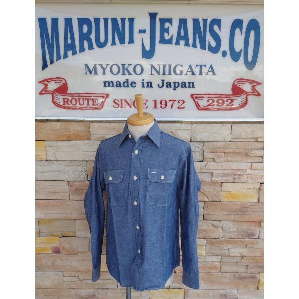 SUGAR CANE　シュガーケーン / BLUE CHAMBRAY L/S WORK SHIRT SC27850