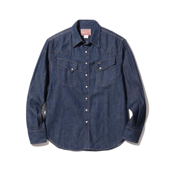 SUGAR CANE シュガーケーン / BLUE DENIM WESTERN SHIRT　SC28190
