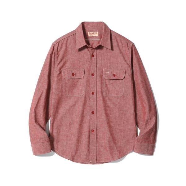 マルニ 22AW FLUID VISCOSE ジャガード カシュクールシャツ SUGAR CANE CANE シュガーケーン / COKE STRIPE WORK SHIRT (LONG