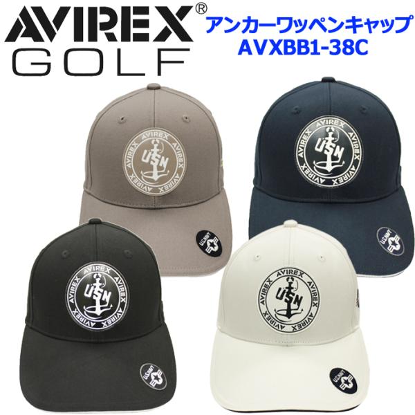 AVIREX GOLF アヴィレックス ゴルフ アンカーワッペン キャップ AVXBB1-38C 日本正規品